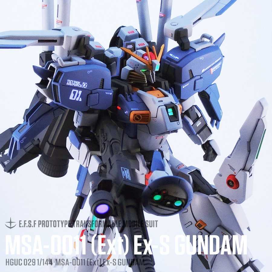 HGUC 1/144 Ex-Sガンダム 改修・全塗装｜patoran502さんのガンプラ作品 