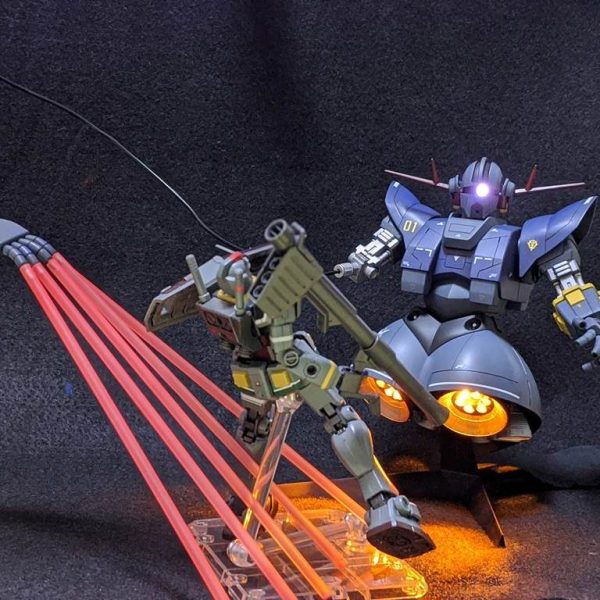 HGジオングを電飾！