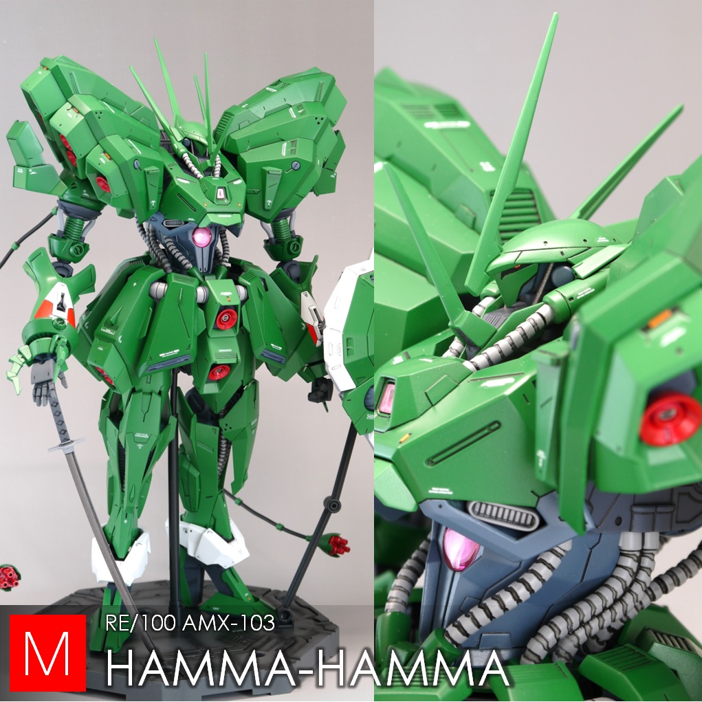 RE/100 ハンマ・ハンマ オリジナル改造 白兵戦特化型｜yasutatsuさんの