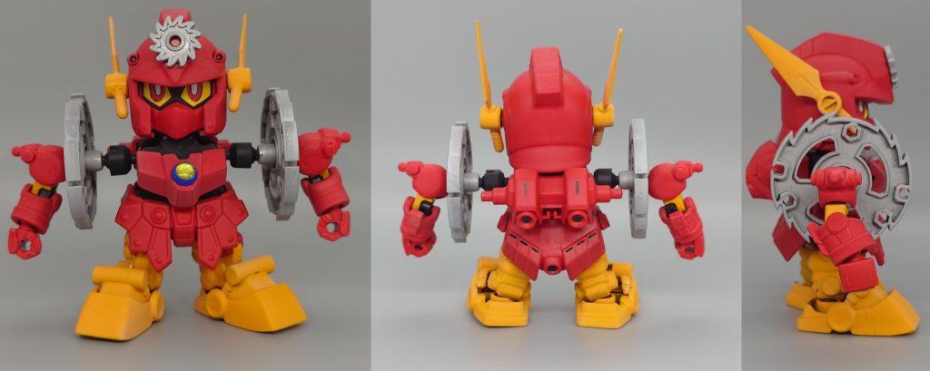 フロントビュー、リアビュー、サイドビュー。