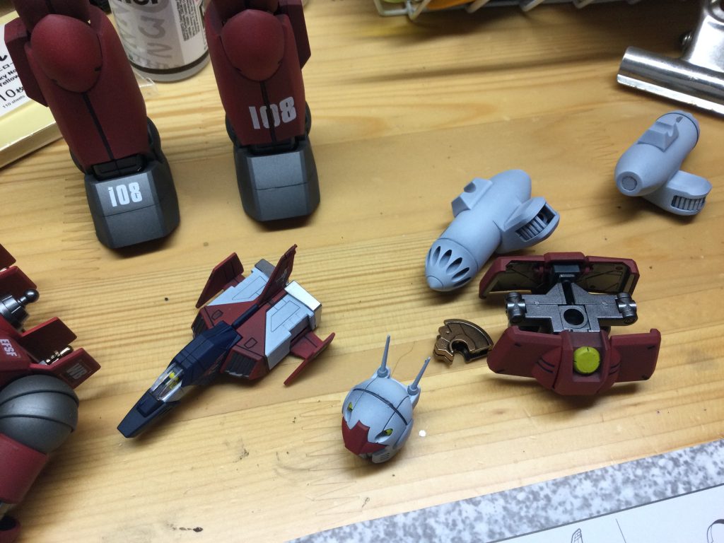 内蔵される、コアファイターもあります。