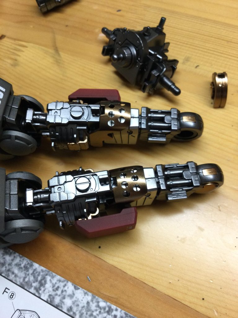 内部フレームも塗装済みです‼︎ ガイアの塗料をメインに使用しました。隠れてしまうけど、頑張りましたw