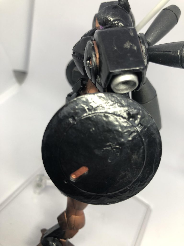 下地シルバーからクリアーブラック