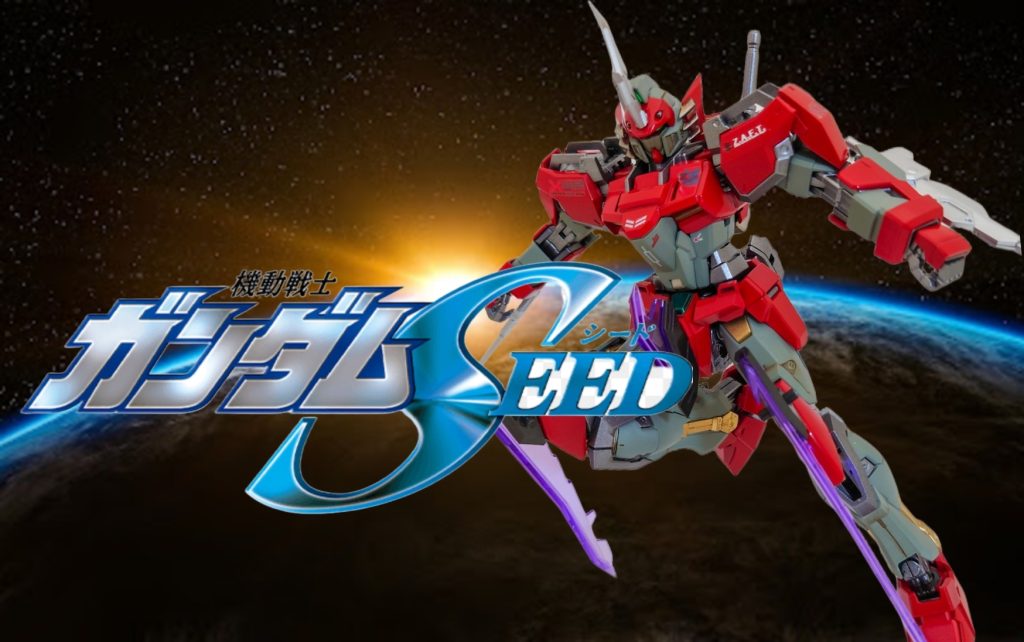 ガンダムSEEDのオープニング風写真。