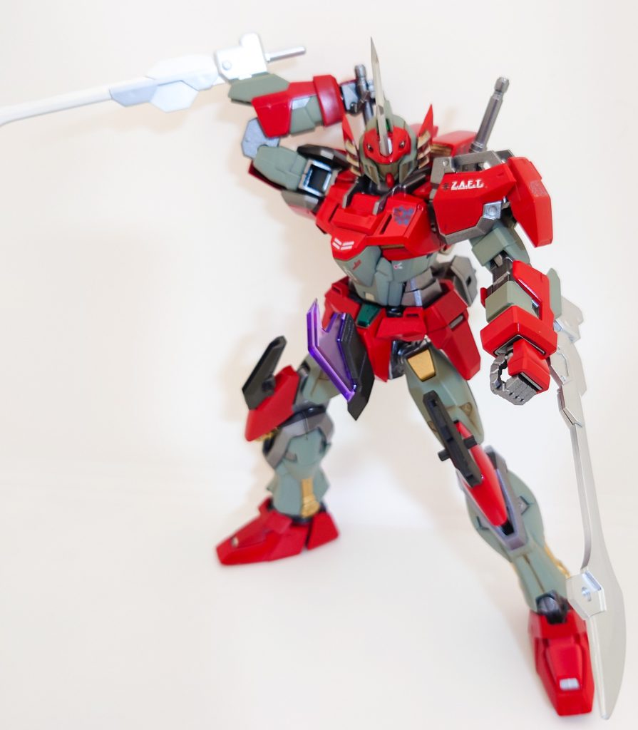 近接戦闘特化武器その4ビームサーベル✕2普段はバックパックに格納してます。