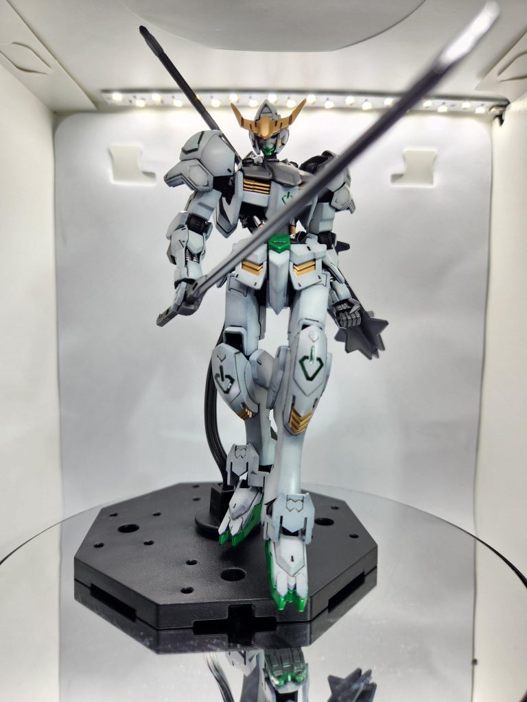 実はオルフェンズはみたことがないんですよね。。。こんなポーズをとるのかわかりませんが、かっこよくないですか?