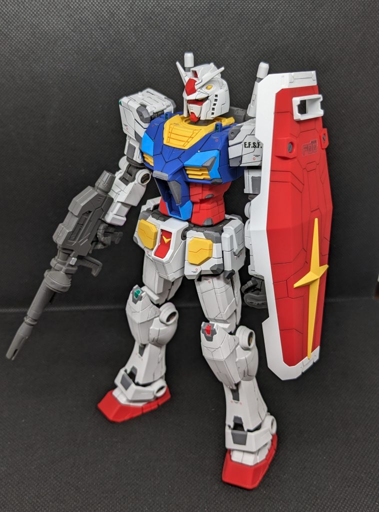 F00のキットは複数ありますが、1/100の顔が一番好みです🥰