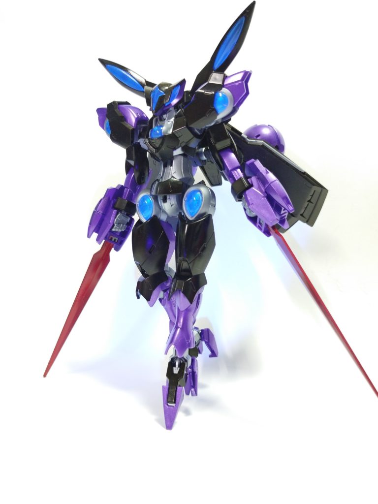 クリアブルーをクリアグリーンにしても良かったかも。エヴァっぽくなりすぎるか