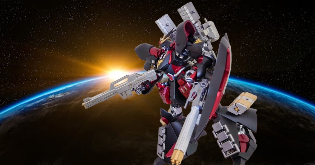 メインの戦場は地上だが、宇宙空間での戦闘ももちろん可能!