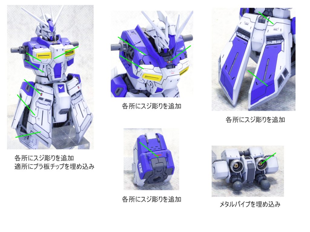 RG Hi-νガンダム–2枚目/制作者：gunplacraft