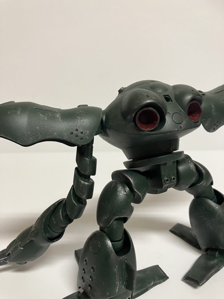 ドライブラシは初だったので、やりすぎた…