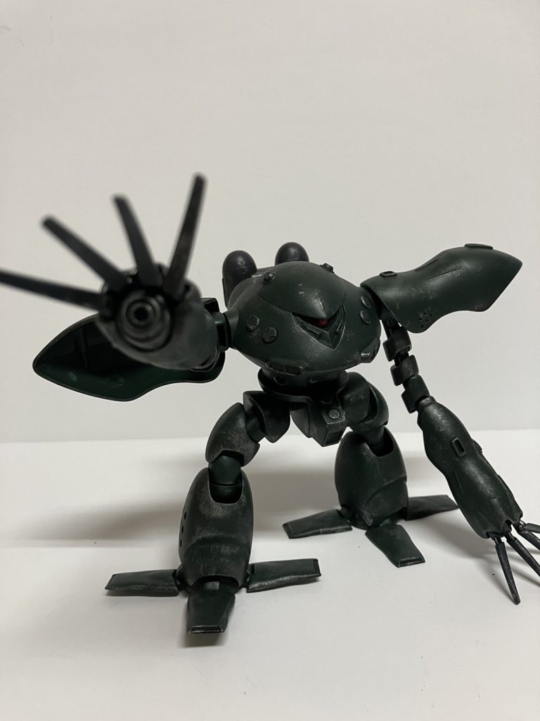 破損、ゲート後の改修、合わせ目消しをして全塗装、ドライブラシ