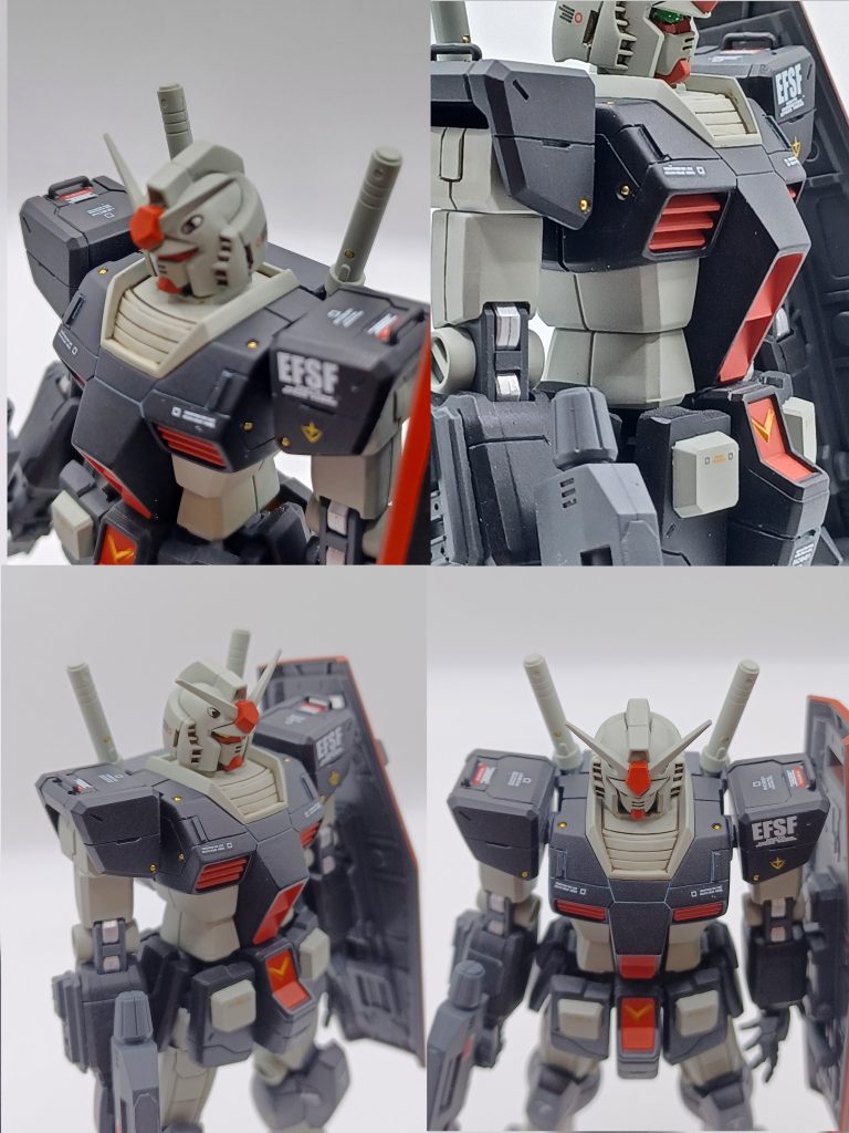 カラーリング変更と、足首を改修したら、プロトタイプに、見えますね。