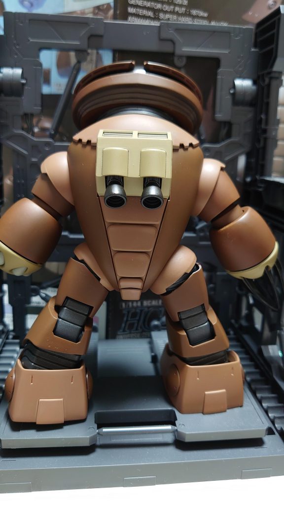 目立つ足間接の合わせ目はそれなりに消せたと思う(^_^;)