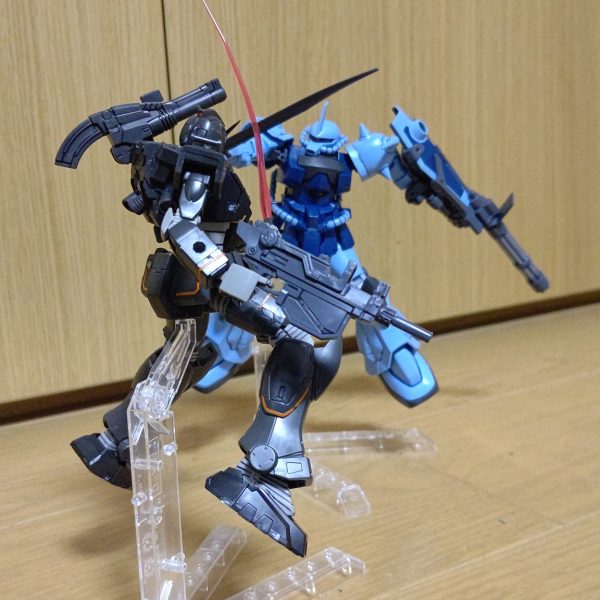 HG グフカスタムVS局地型ガンダム(北米戦仕様)