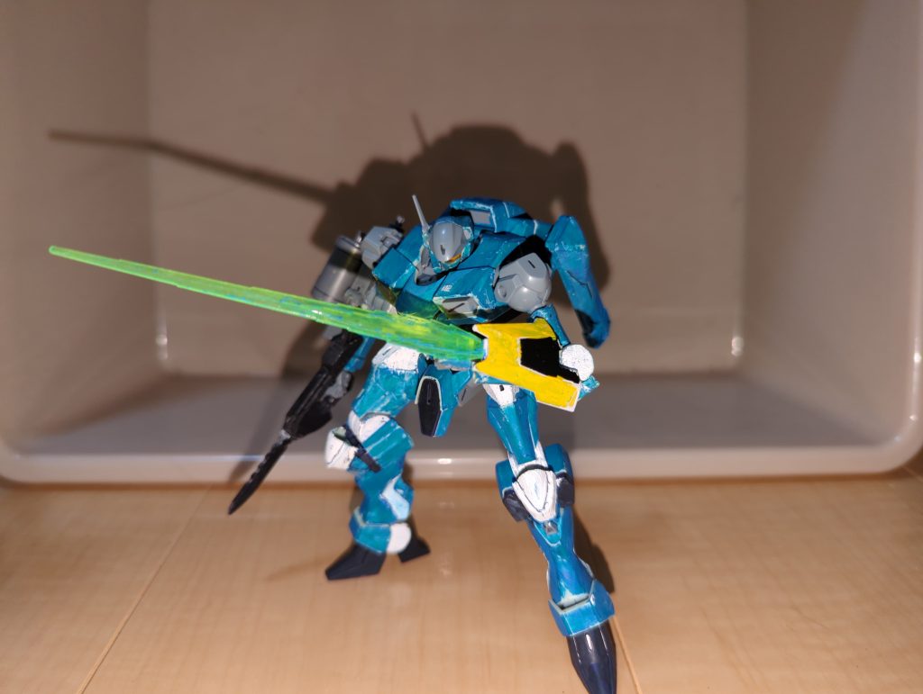 ライトキャバルリー武装左腕高出力ビームサーベル右腕グレネードランチャー銃剣付きビームガン