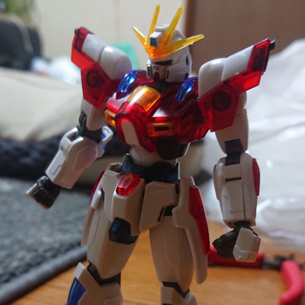 ビルドバーニングガンダムソリッドクリア
