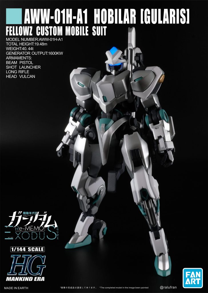 架空ガンプラ#5 「ホビラースナイパー」（フルスクラッチ）–2枚目/制作者：@RalufRan_土豆