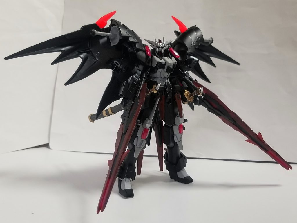 漆黒炎願駄無(ダークネスバーニングガンダム)第666形態–3枚目/制作者：@blueD1