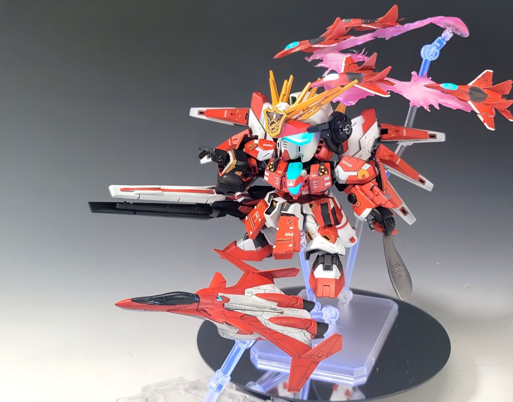 バトルイメージ2熟練の戦法はかつての空軍トップエースの力。キャラクターのイメージは「νガンダム・マーヴェリック」です😂