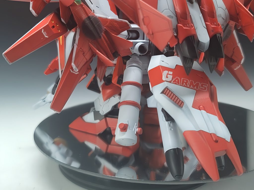 ワンポイントでG-ARMSデカールまたミサイルも装備してます。ガンイーグルといえばミサイル。