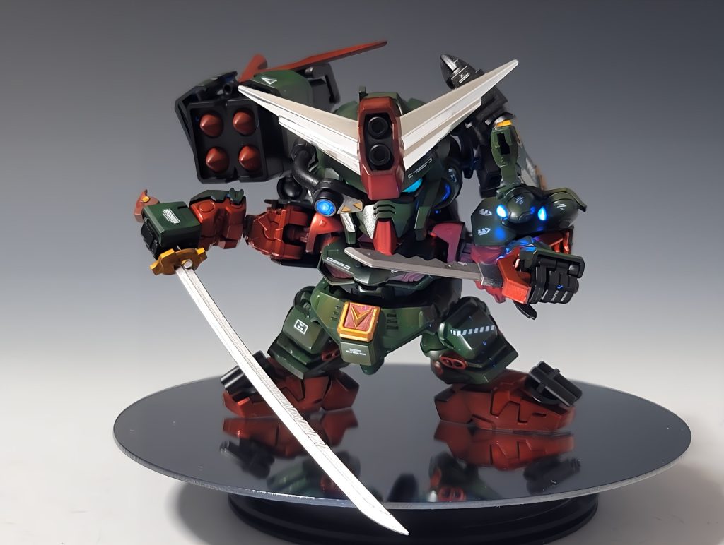 近接もお手の物なサバイバルナイフと日本刀の二刀流はなんかとても強そう