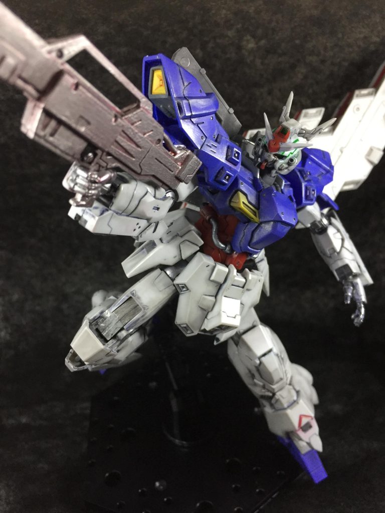 ＨＧ ムーンガンダム 1/144 部分塗装＆ウェザリング–3枚目/制作者：takara2470