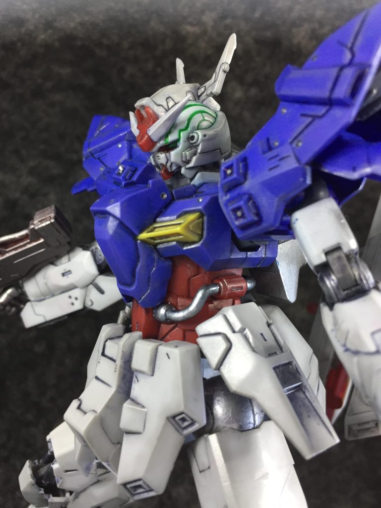 ＨＧ ムーンガンダム 1/144 部分塗装＆ウェザリング–5枚目/制作者：takara2470