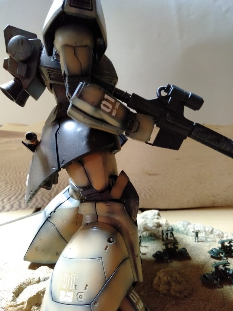 ケン・ビーダーシュタット専用 陸戦型ゲルググ MGゲルググVer2・0改造–6枚目/制作者:猫親父