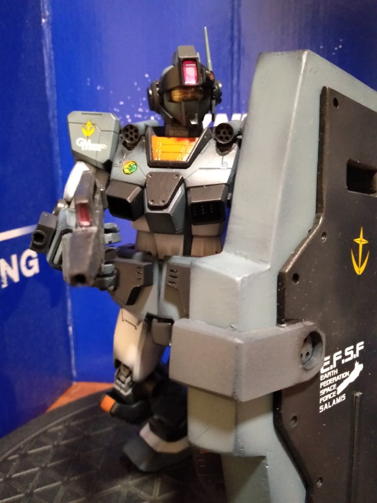MG仮想 ジム・ガードカスタム MG ガンダム Ver.ONE YEAR WAR 0079改造–9枚目/制作者:猫親父