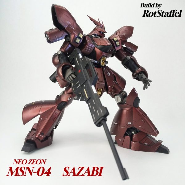 HG サザビー｜RotStaffelさんのガンプラ作品｜GUNSTA（ガンスタ）
