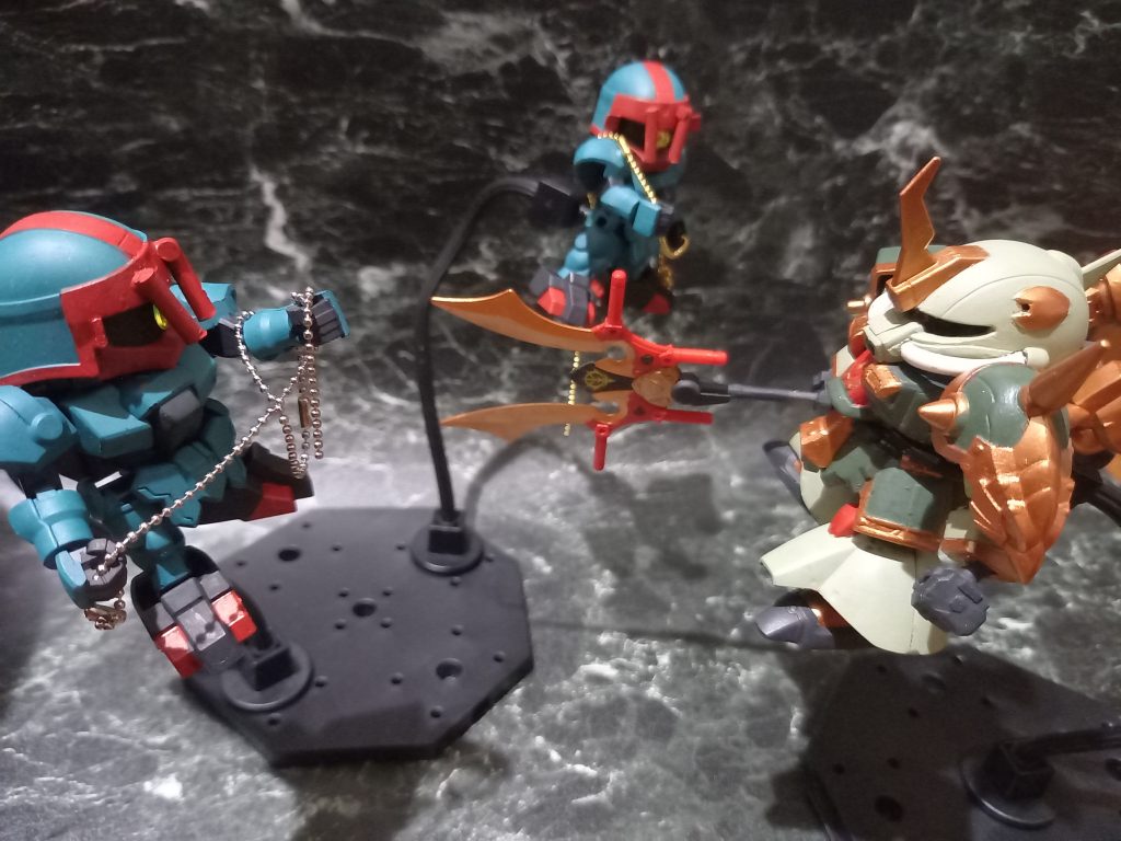 部隊兵をドーベンウルフカラーで塗って