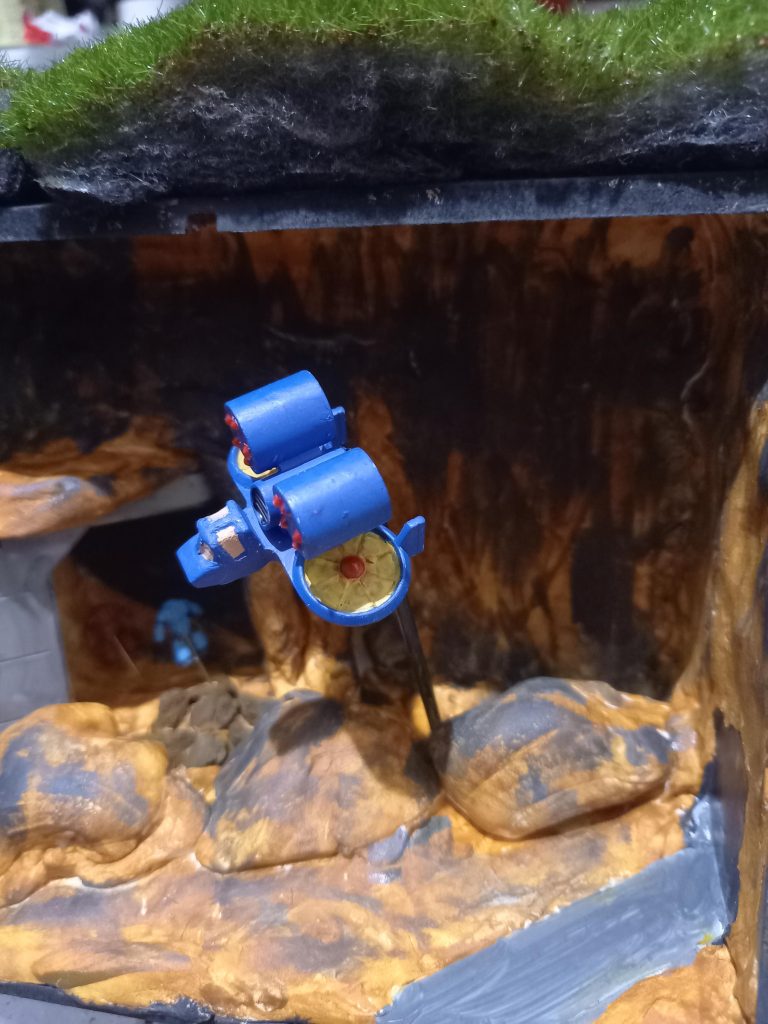 最初は茶色ベースもジャブローっぽくなかったのまで色を足していきました。