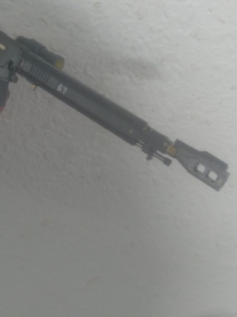 I made the anti-ship rifle with a smaller barrel