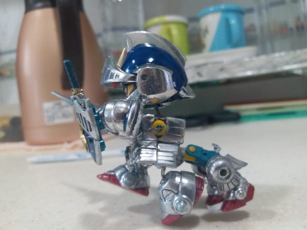 BB戦士　ナイトガンダム（メッキ）–8枚目/制作者：LUNLUN（邪道可動）