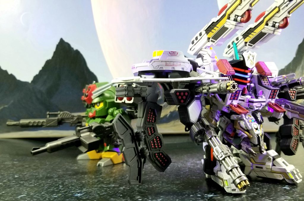 最後は元祖コマンド・ガンダムとのコラボ。