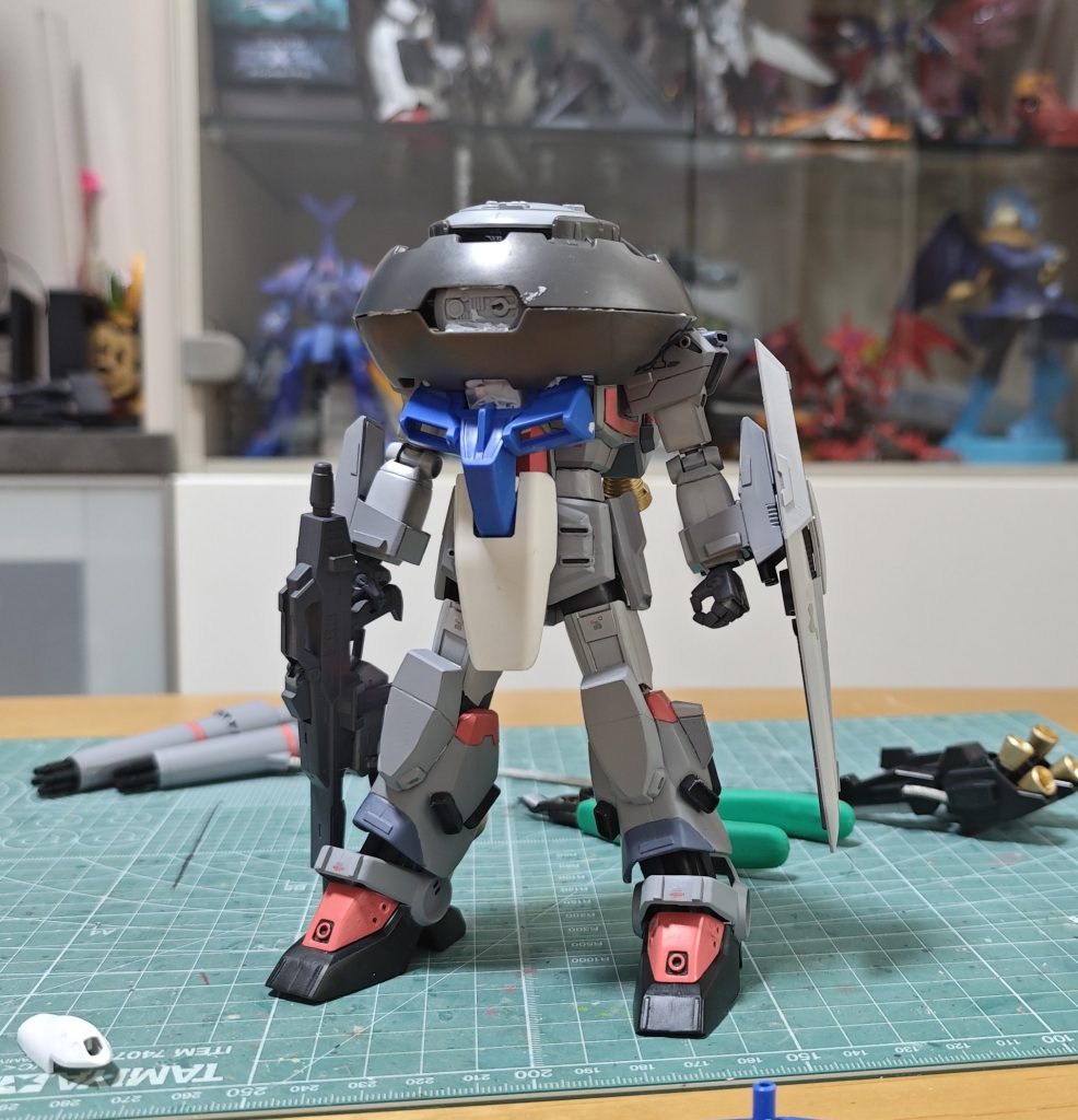 ひらめいた!ガチャガチャのザクヘッドのあまりパーツです。