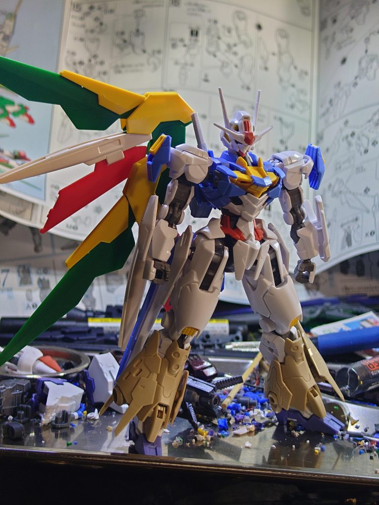 制作途中です。色合いはこの色合いのままでも良かったかも。 今回は安物ですがデジカメを買って撮影してみました。デジカメだと写真が綺麗に撮れて良いですねぇ。