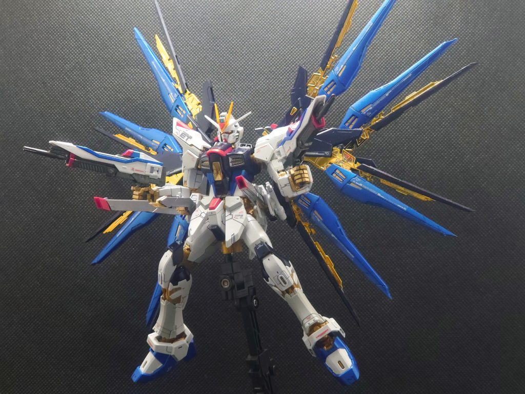 全身ツヤ!…なんですが、缶スプレーの拭き方が良くなかったのか、表面の粗さで思ったほどツヤってません…むぅ…。ディープメタリックブルーは特に粗さが目立ちます(泣)