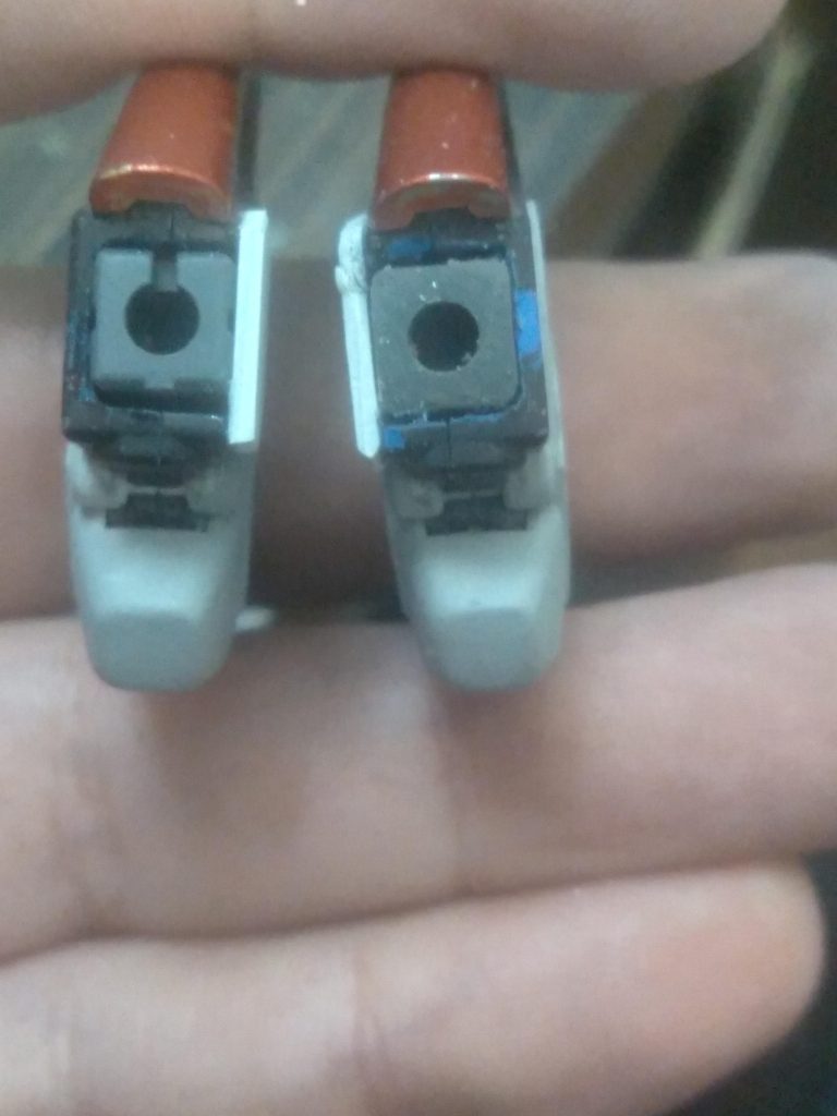 Here is a better view of what I did. I tried using them with different connectors and backpacks. I found the HGUC moon Gundam with battle arms joints to be the best combination so I'm sticking with that one. 