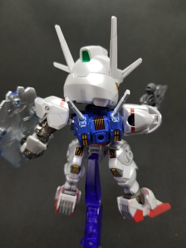 バックショット。基本的に外装は塗装、パーメットはじめディテール部分は付属のシールを使用しました。