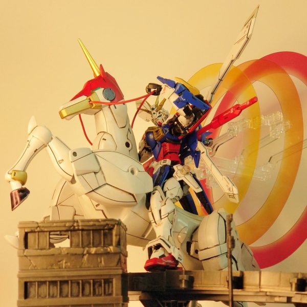 夕陽と馬がよく似合うアイツ