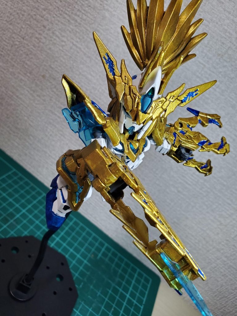 SDW 龍尊劉備ユニコーンガンダム 筆塗り–3枚目/制作者：比宇加(ヒウカ)