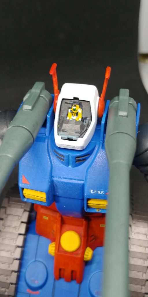 コクピットもやってみました。これが限界でした💦まぁ、自分としては離して見ると意外と良くも見えるので良しです。