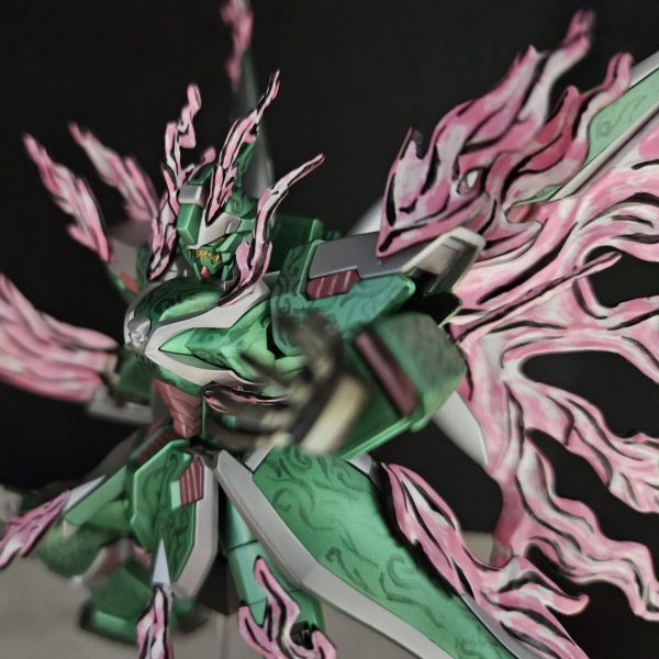 浮世絵風炎表現　ファントムガンダム