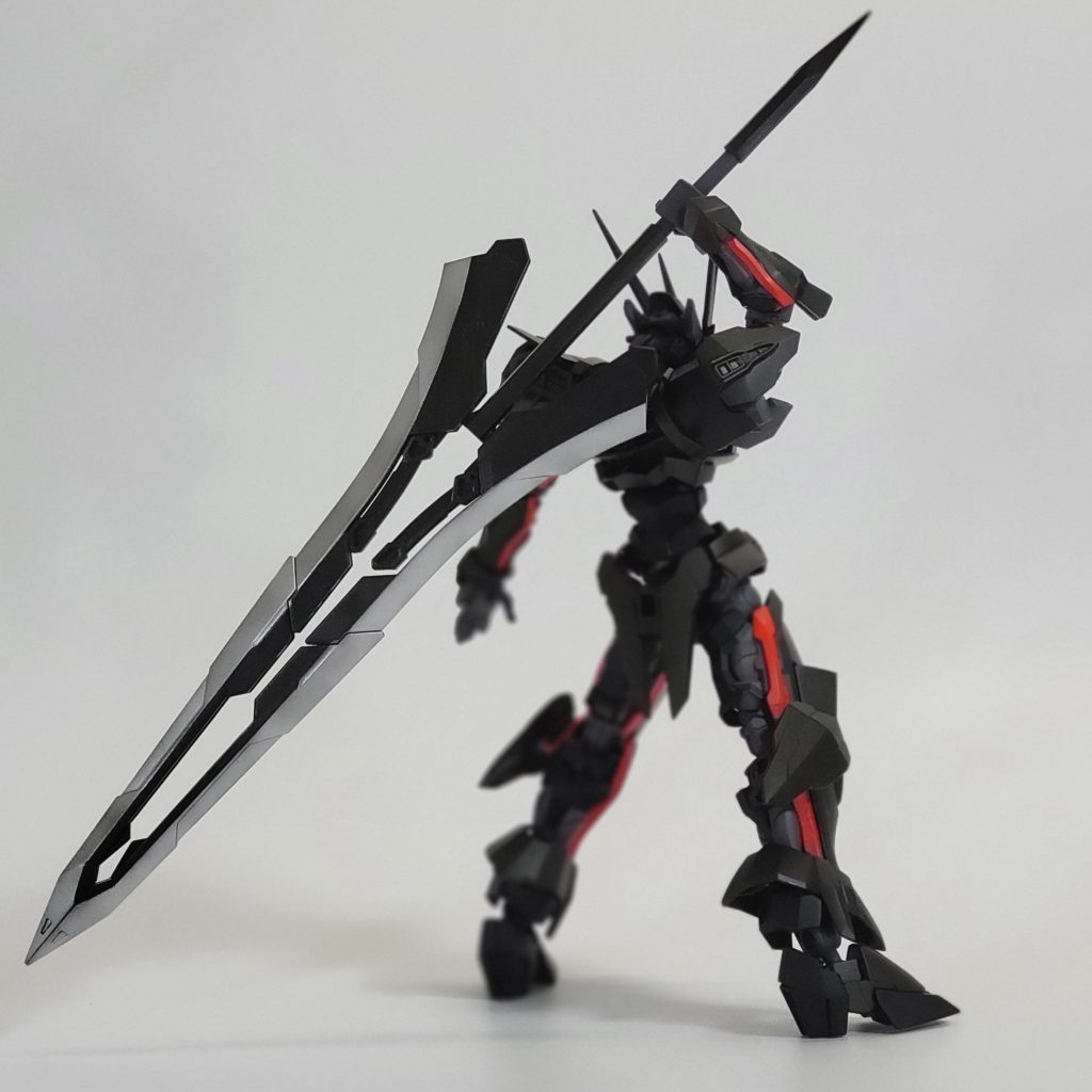 持ち手はMGバルバトスの物を少し弄ってます。