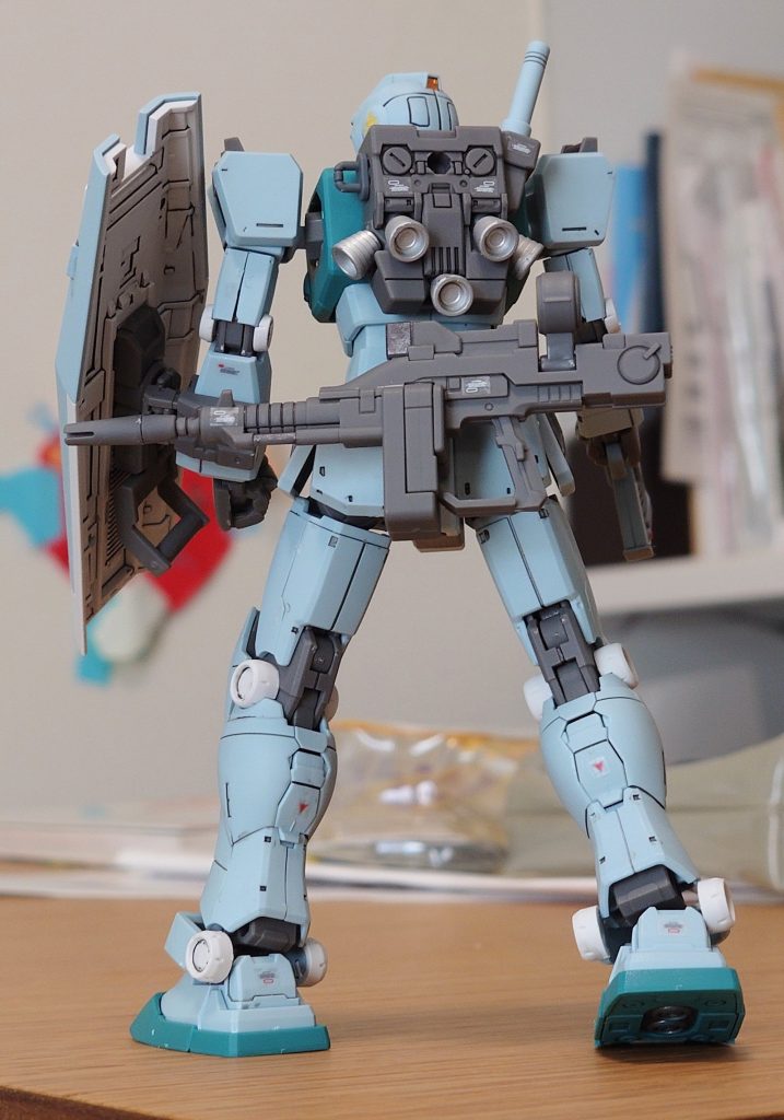 HG ジム(スレッガー・ロウ機)–3枚目/制作者：隠れ蓑