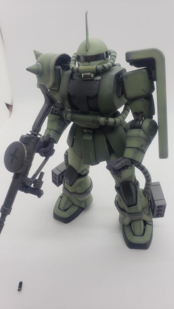 汚しをいれて、あえてデカールは張りませんでした。