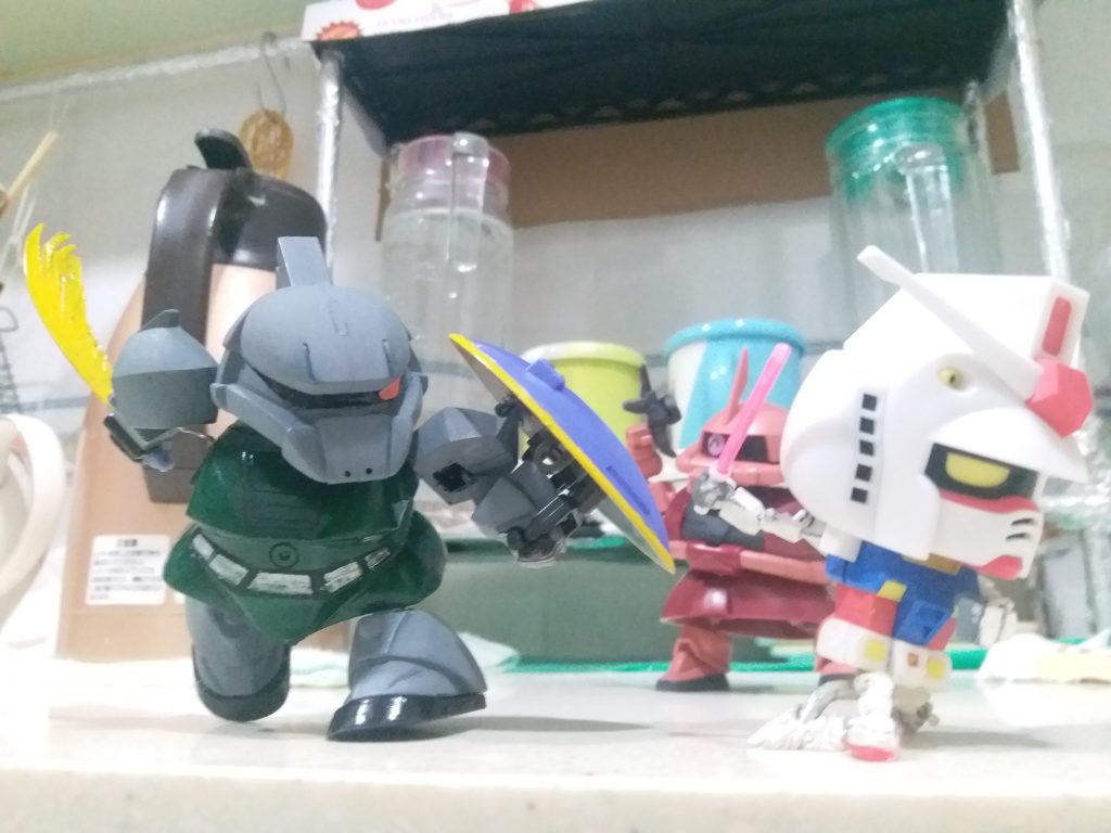 元祖SD ゲルググ（邪道可動）–2枚目/制作者：LUNLUN（邪道可動）