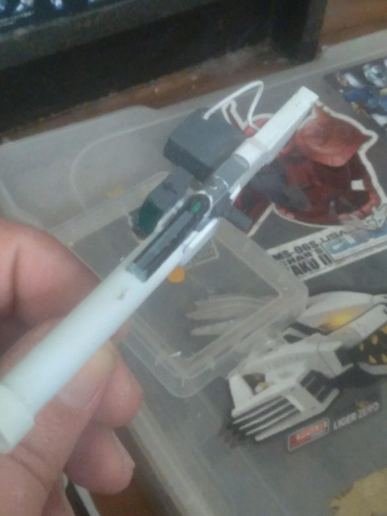 I added a peg on the side for mounting it to a kit. I'll eventually paint it so it looks more uniform